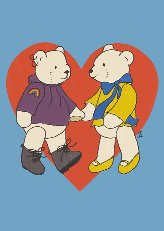 Nallet,  2-osainen kortti